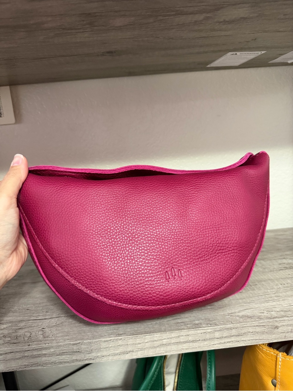 Portland Leather goods, unicorn Cosmo large koala sling bag